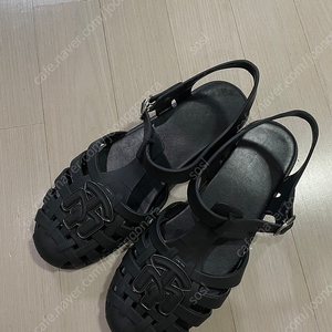 타임 엠블런 샌들 젤리 슈즈