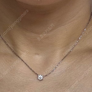 18K 우신 5부 다이아목걸이 판매해요