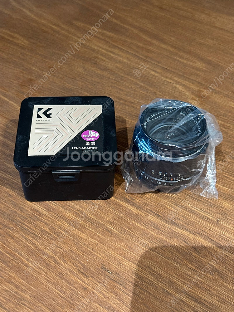 슈퍼타쿠마 50mm렌즈 + 컨버터--0
