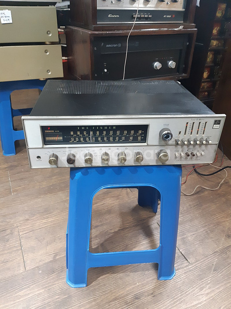 빈티지 피셔 500 TX 리시버 앰프--0