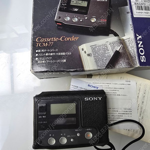 SONY TCM-77 판매합니다 케이스 포함
