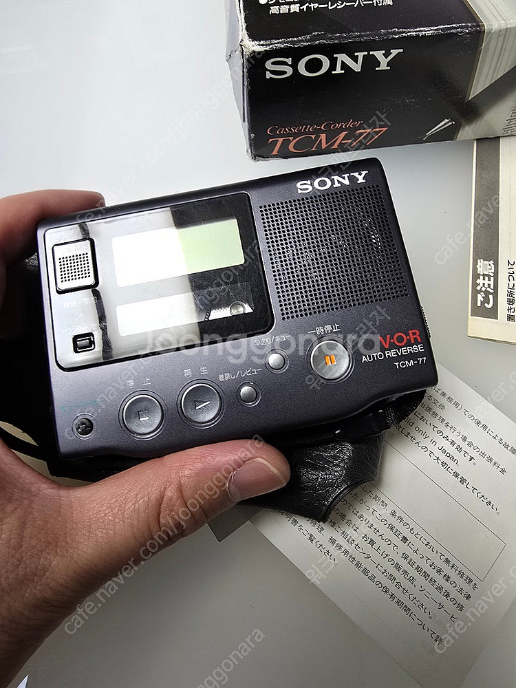 SONY TCM-77 판매합니다 케이스 포함--4