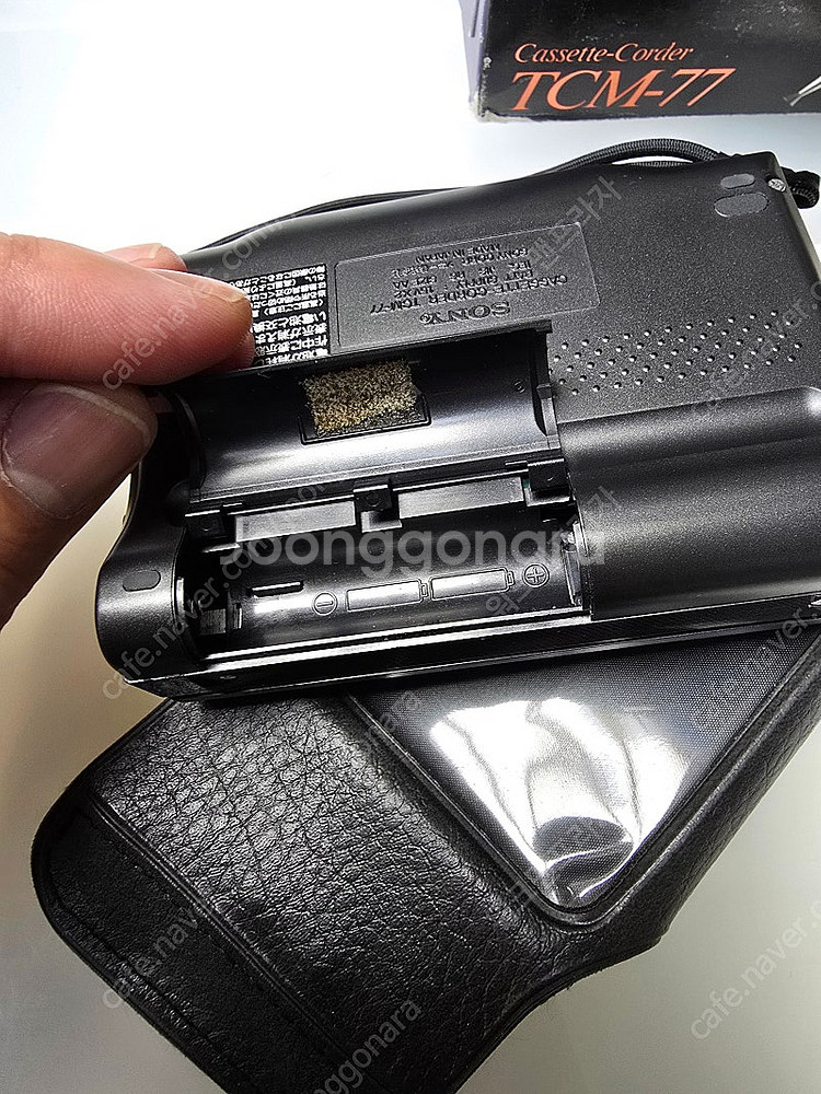SONY TCM-77 판매합니다 케이스 포함--9