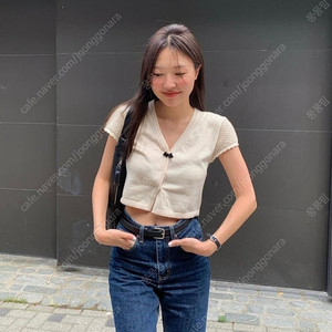 타낫 미니블룸가디건