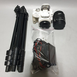 캐논 EOS 100D DSLR 화이트 바디+40mm 24mm 팬케이크+50mm F1.4 EF