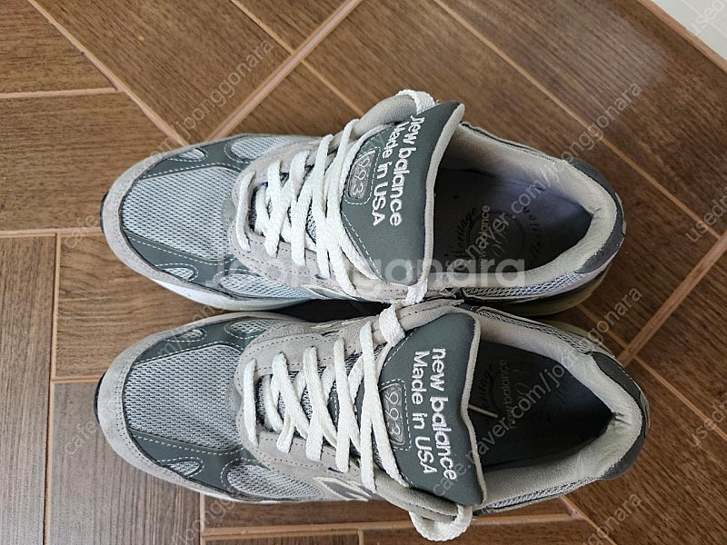정품 뉴발란스 993 그레이 275 사이즈 판매--1