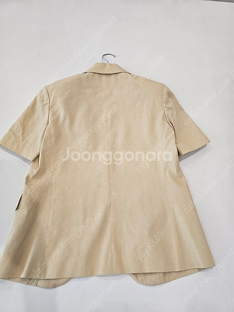 띠어리 린넨 반팔자켓 새상품--2