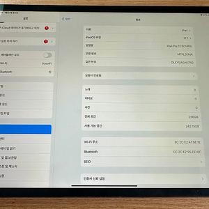 아이패드 프로 12.9 3세대 A12X 스페이스그레이 256GB