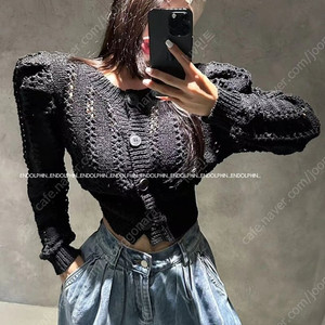 택포)엔돌핀 퍼프 가디건 새옷