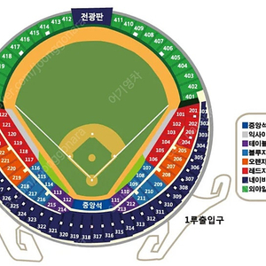 6/4 기아 vs 두산 3루 외야지정석 팔아요