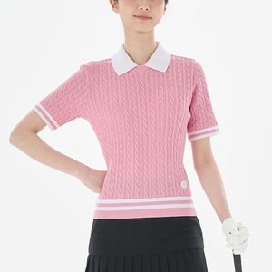 23 빈폴 골프 케이블 PK 반팔 니트 90 / 랑방 마인 오브제 타임 럭키슈에뜨 산드로 마쥬 오르 시에 시스템