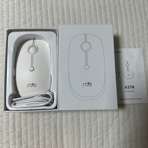 rdb A37R 무소음 무선 마우스 레드빈