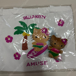 어뮤즈 태닝키티 인형 + 에코백 = 38000원