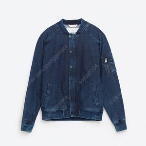새상품)ZARA 남성 데님 봄버 자켓 M사이즈