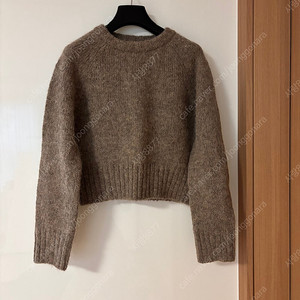 알파카 헤어리 크롭 니트 감성 출근룩 하객룩 타임마인랑방스타일