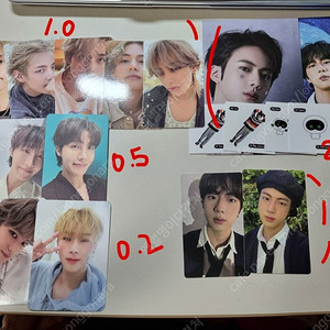 방탄 진 뷔 제이홉 지민/태용/주헌 앨범포카