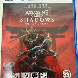 PS5 어쌔신크리드 섀도우즈 팝니다.