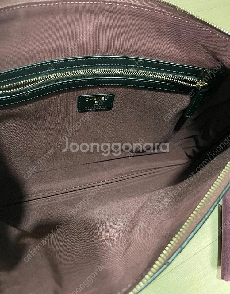 샤넬 2.55 빈티지 클러치 라지--2