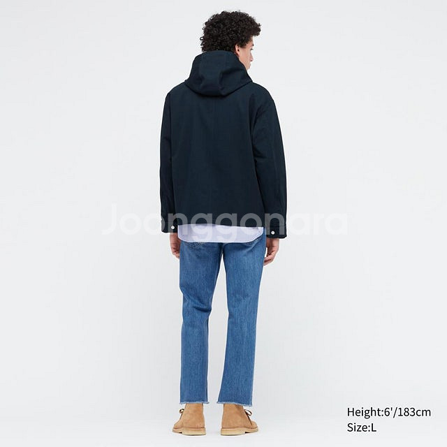 유니클로 JW앤더슨 오버사이즈 코튼파카 후드집업 JW ...--4
