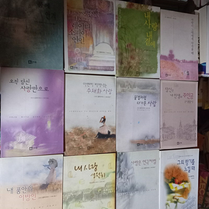 로맨스 소설 리사 클레이파스 총12권 사랑이 그대에게 다가올때는 책기둥 중간 갈라진 자국 있습니다 (낙장 없음) (배송비 별도)