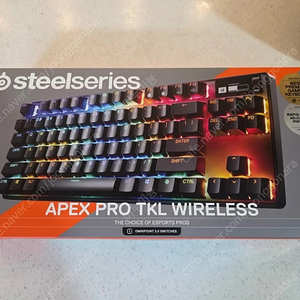 스틸시리즈apex pro tkl gen3 wireless 무선키보드