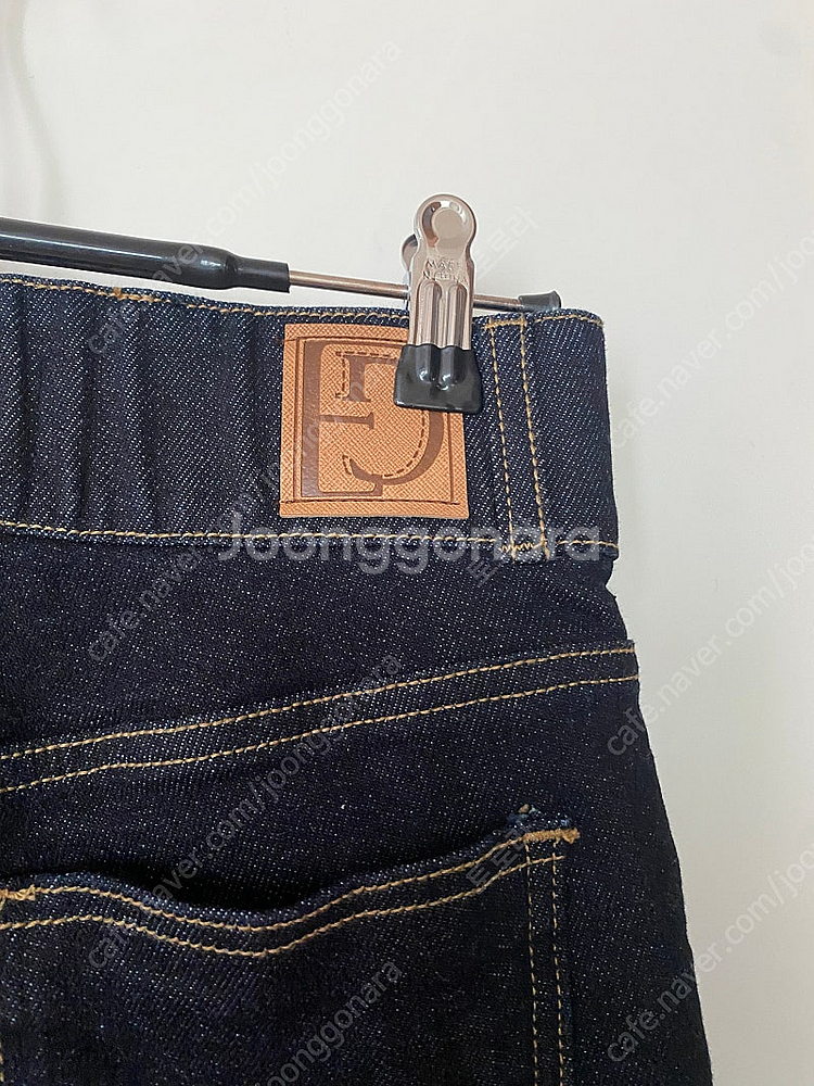 에고이스트 하이웨스트 데님 패치 팬츠 청바지 타임마인미...--4