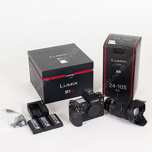 파나소닉 루믹스 S1H 바디, S-pro 24-105 렌즈 판매합니다.