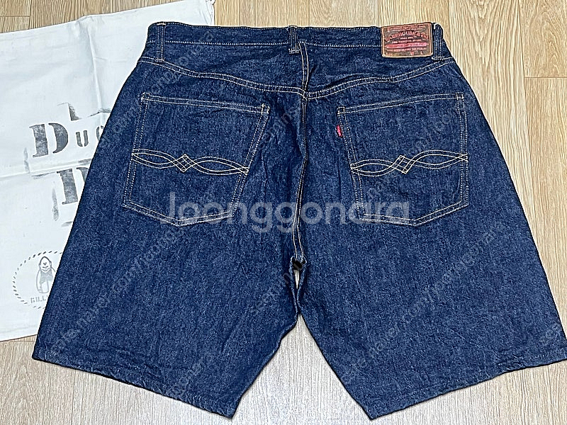 [36] 웨어하우스 덕디거 셀비지 데님 쇼츠 새제품--3