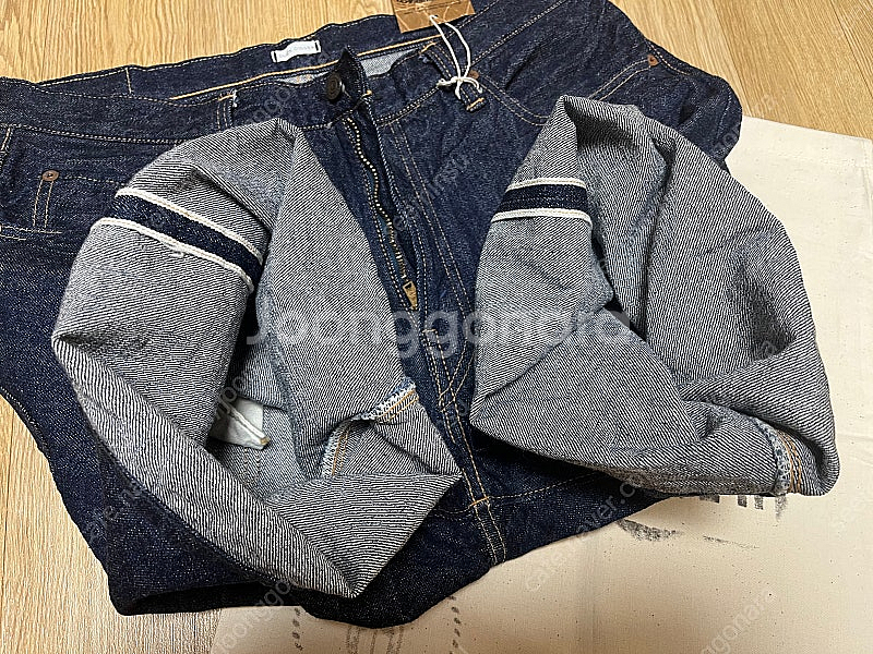 [36] 웨어하우스 덕디거 셀비지 데님 쇼츠 새제품--6