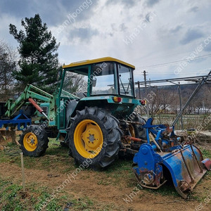 대동트랙터 40마력 면세유, 1100시간 본기와 로더, 로타리 480만원