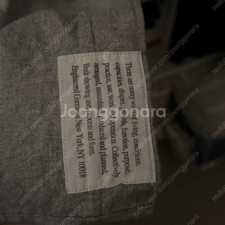 엔지니어드가먼츠 코튼 플라넬 워크셔츠 L--2
