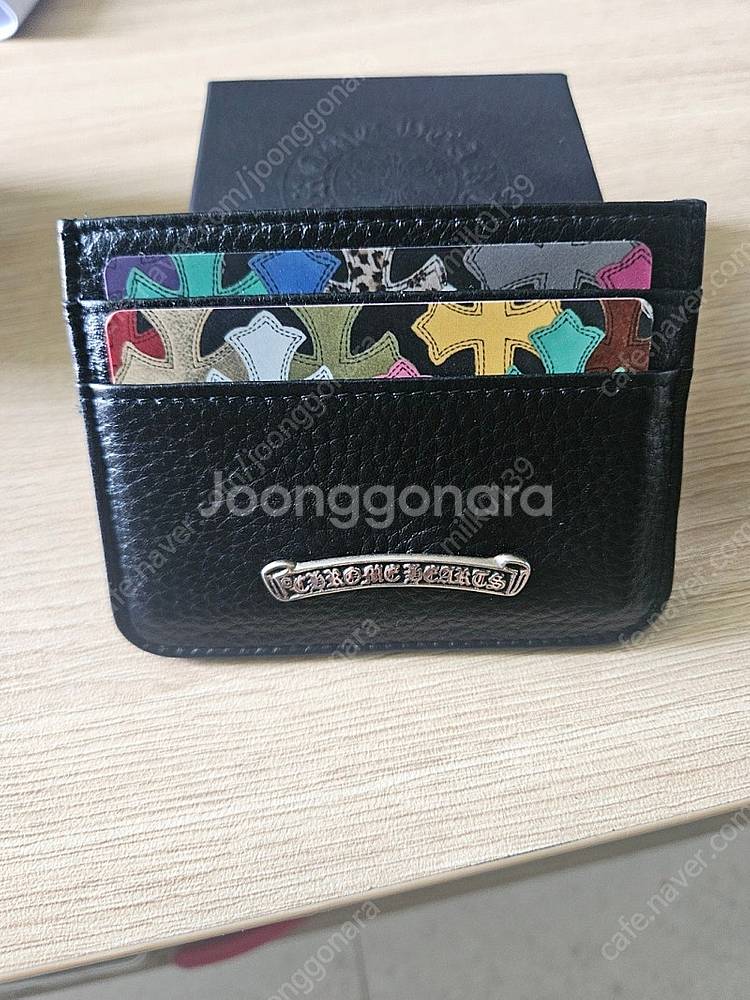 크롬하츠 제작 카드지갑 퀄좋음--1