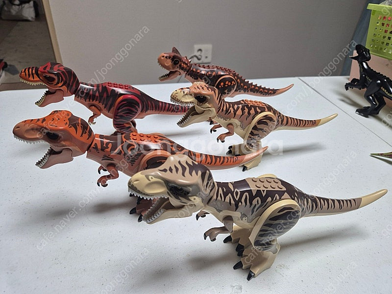 레고 정품 쥬라기 공룡 피규어 일괄--1