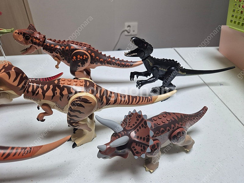 레고 정품 쥬라기 공룡 피규어 일괄--3