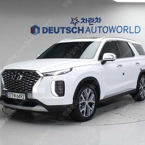 현대 팰리세이드 중고 가격 팰리세이드 중고차 흰색 2021년식 53,458km 디젤 2.2 2WD 프레스티지 중고차시세비교