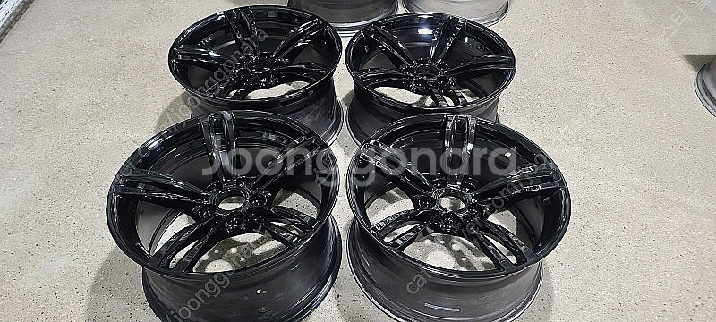 bmw 5시리즈 m437 블랙유광 19인치 순정휠 대품...--0
