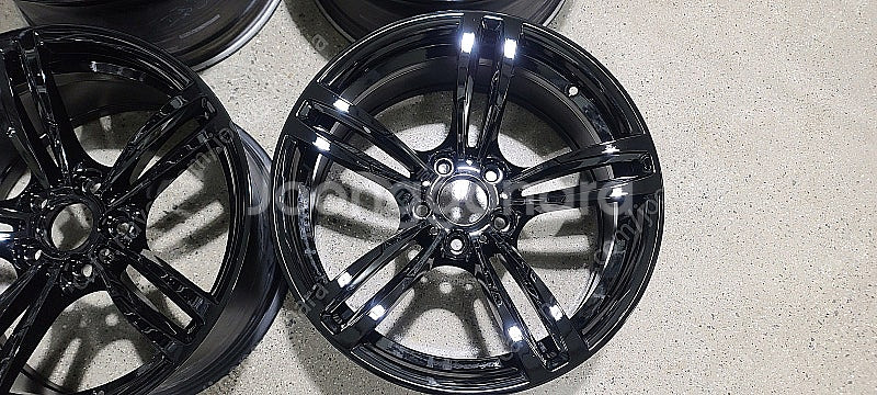 bmw 5시리즈 m437 블랙유광 19인치 순정휠 대품...--1