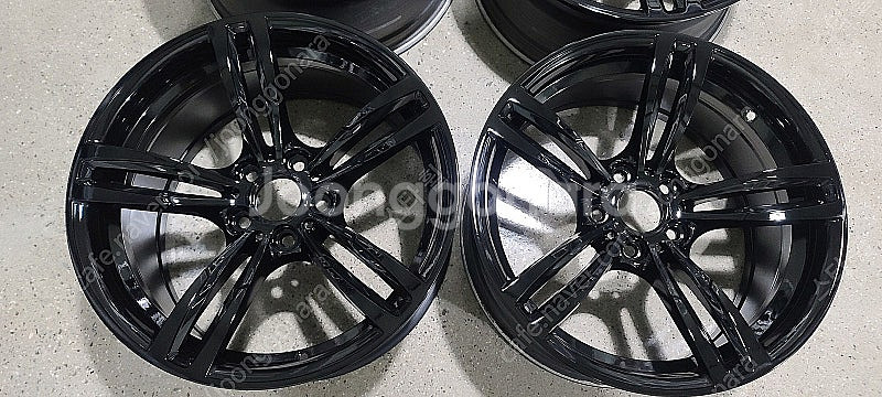 bmw 5시리즈 m437 블랙유광 19인치 순정휠 대품...--2