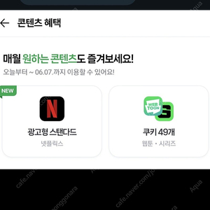 6월7일까지인 네이버 플러스 멤버십 디지털 콘텐츠 패밀리 (네이버 웹툰 시리즈 쿠키 49개)(넷플릭스 가능)