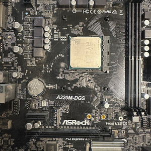 라이젠 2200g + a320m-dgs cpu 메인보드 세트