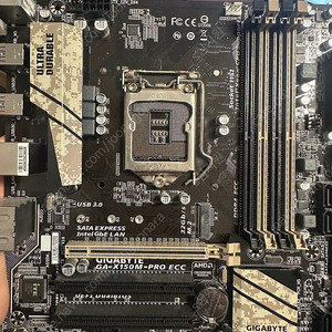기가바이트 GA-X150M-PRO ECC 인텔 1151 메인보드