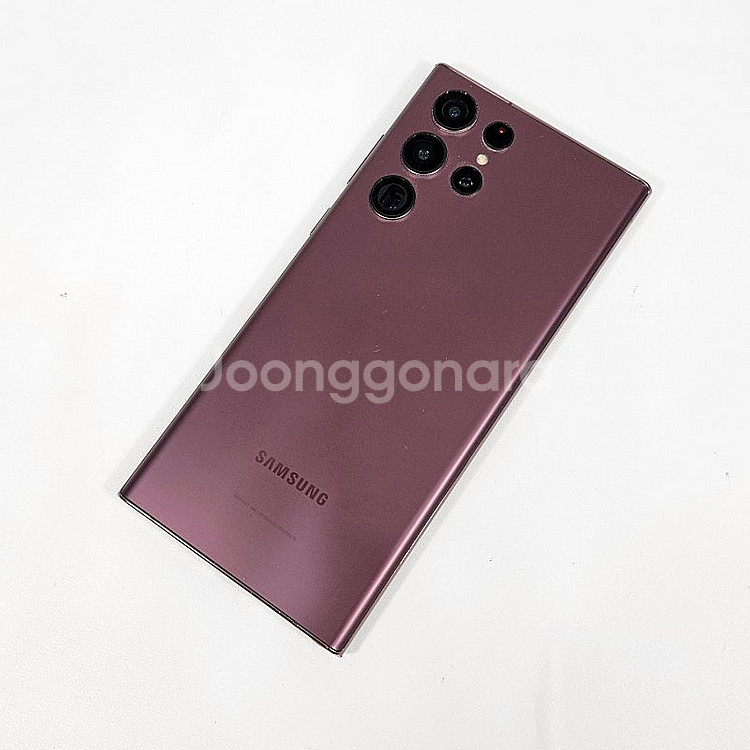 S908 ] 갤럭시 S22울트라 버건디 256기가 28...--0