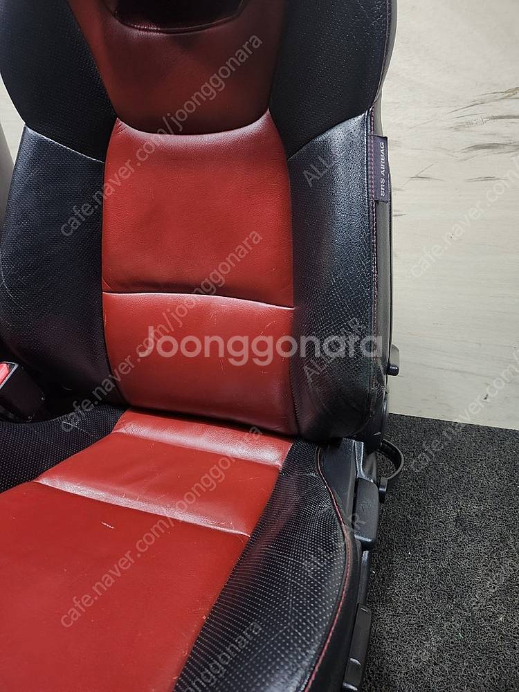 제네시스 쿠페 레드팩1열시트 운전석 전동열선에어백 조수...--1