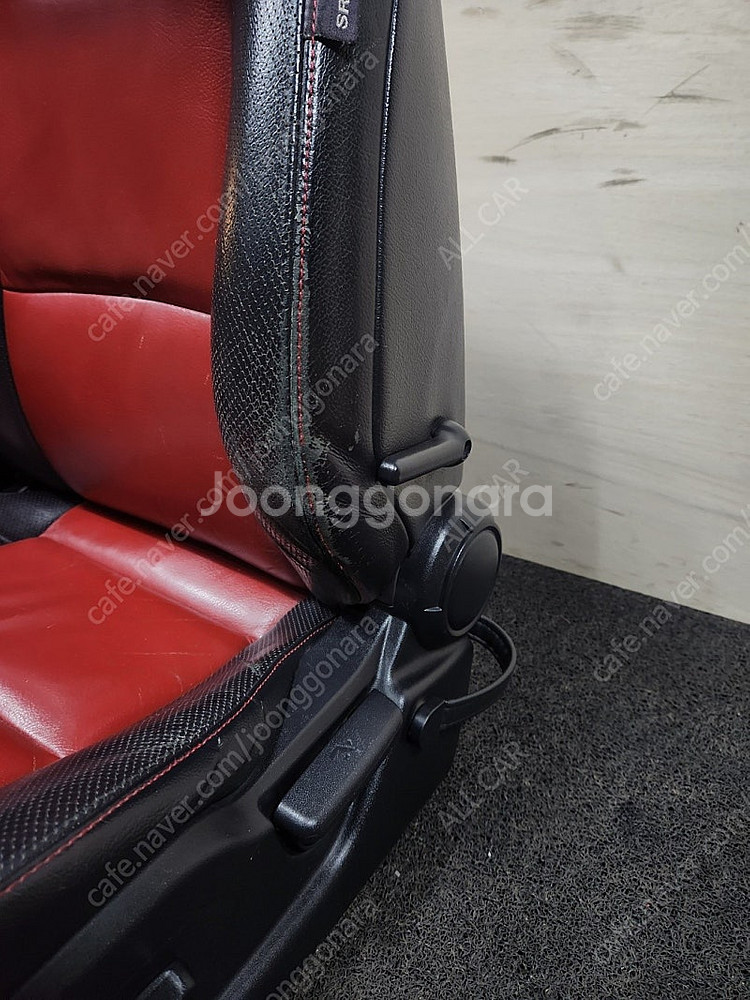제네시스 쿠페 레드팩1열시트 운전석 전동열선에어백 조수...--2