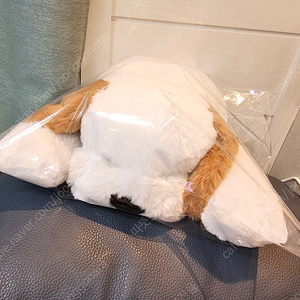 허그퍼피 50cm 대형 강아지 인형 멍뭉이 애착인형 새거 팔아요