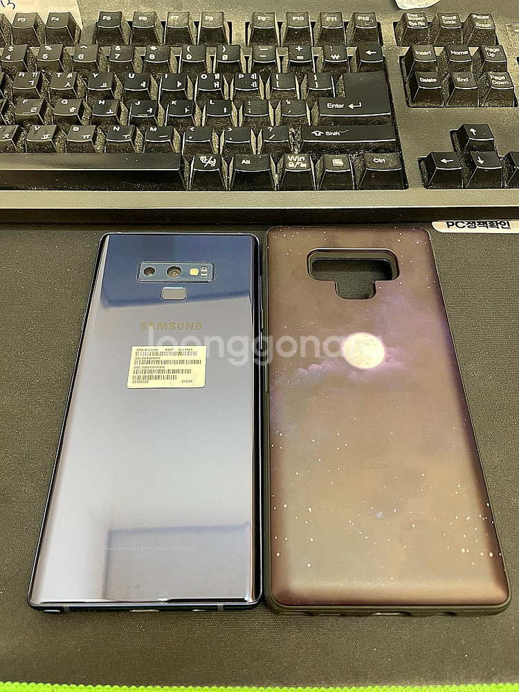 갤럭시노트9 블루 512GB 무잔상 상태좋은 중고13만...--1