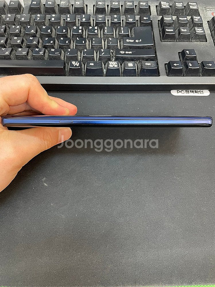 갤럭시노트9 블루 512GB 무잔상 상태좋은 중고13만...--4