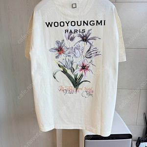 24ss 우영미 플라워 백로고 티셔츠 50 백화점정품