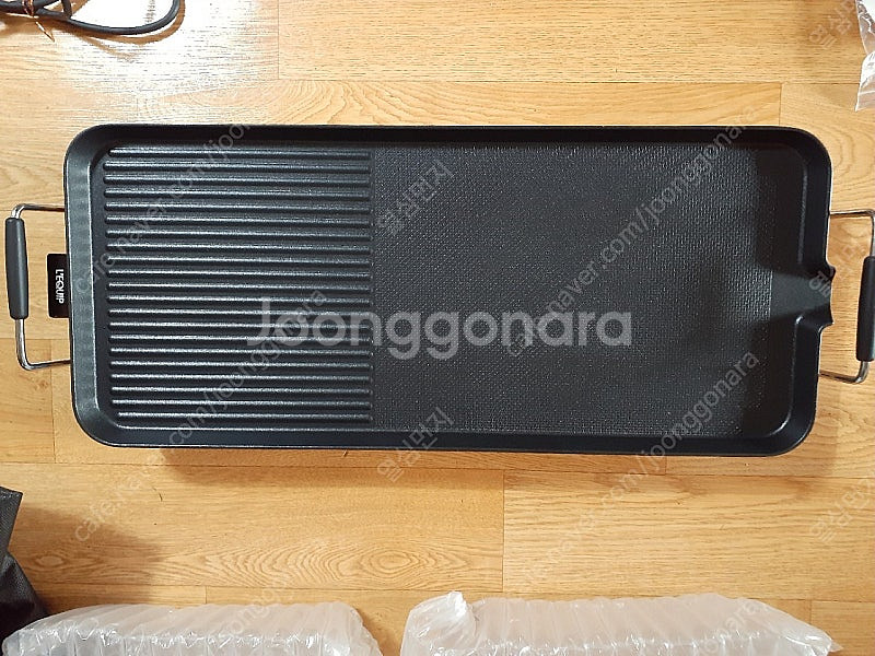 전기그릴 한번 사용 거이새거입니다 집캠핑 자취생등 편하...--2