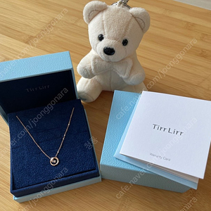 티르리르 0.03ct 다이아 로즈골드 14K 목걸이